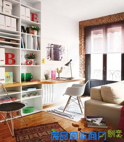 50㎡创意单身公寓 色彩斑斓波西米亚风