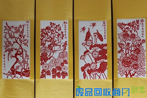 项城市剪纸女艺人获全国剪纸专业大赛优秀奖(图）