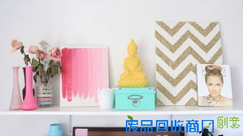 简单5步自制现代风格装饰画