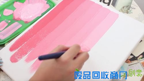 简单5步自制现代风格装饰画