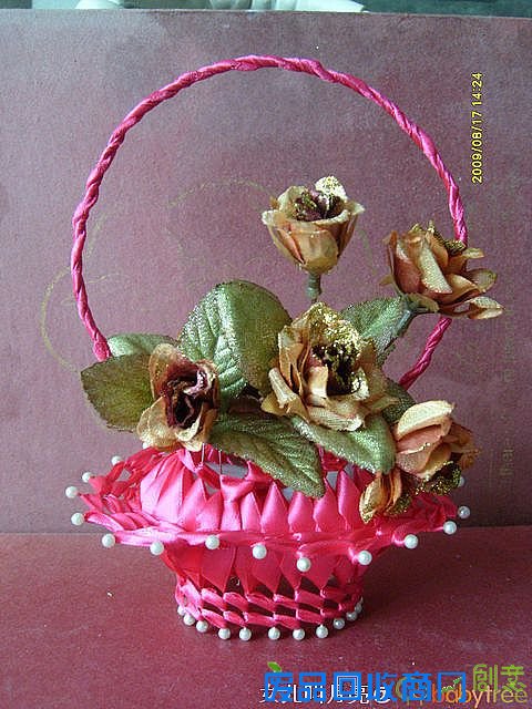 手工制作及香皂花篮的做法