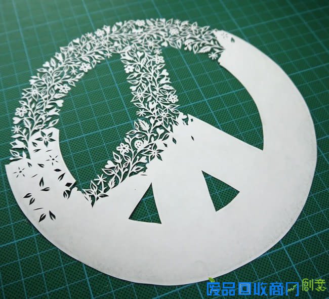 手工切割出来的繁复剪纸