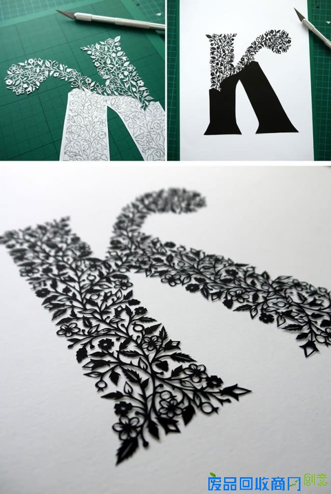 手工切割出来的繁复剪纸