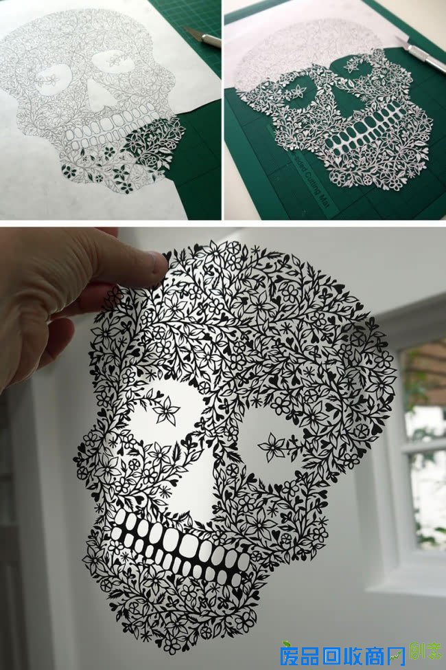 手工切割出来的繁复剪纸
