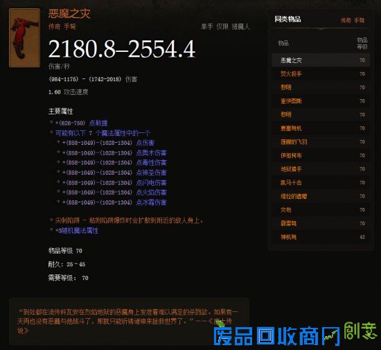 暗黑3趣味盘点：十大“然并卵”系列的传奇物品特效