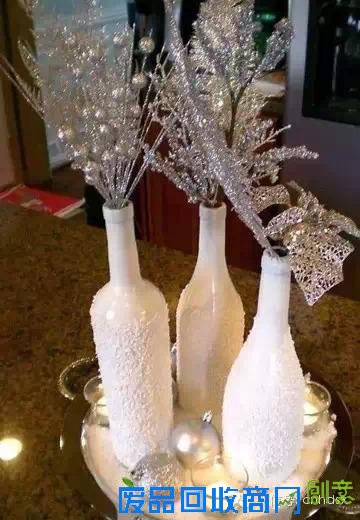 酒瓶做成的手工艺品，一定让你后悔以前把酒瓶扔掉