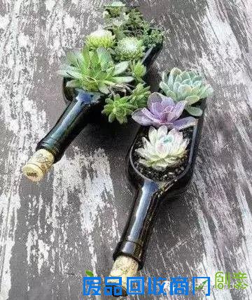 酒瓶做成的手工艺品，一定让你后悔以前把酒瓶扔掉