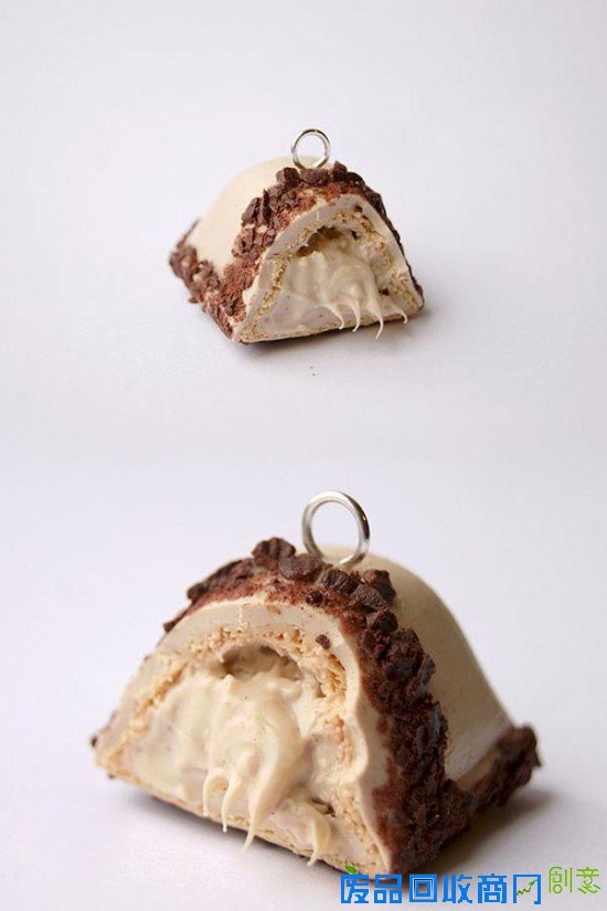 可以“以假乱真”的甜品首饰(图)