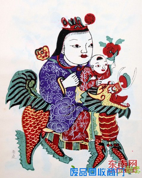 中国年画特展在榕开幕 百余幅年画珍品亮相