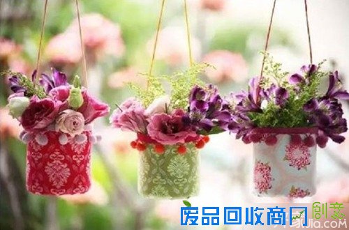 做做手工挺好的 来看这个花盆怎么做