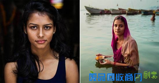摄影师为妇女拍摄写真庆三八 印度各阶层美女颜值爆表风