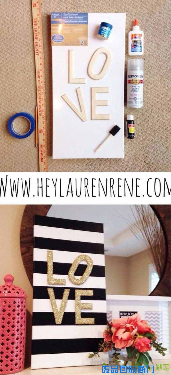 35种DIY装饰品点缀自己的家