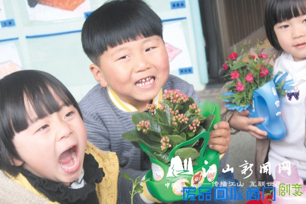 自制花盆 扮靓春天