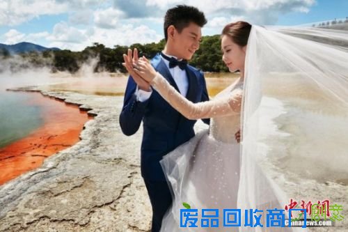吴奇隆刘诗诗新西兰婚纱照曝光 唯美似大片