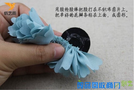 怎样DIY头饰？手工自制花朵头饰制作教程图解