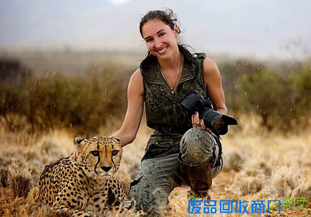 真实版美女与野兽 摄影师探险与动物友爱牵手（组图）