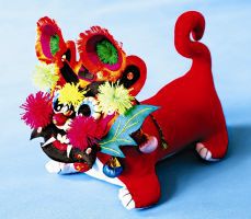 活灵活现布扎虎