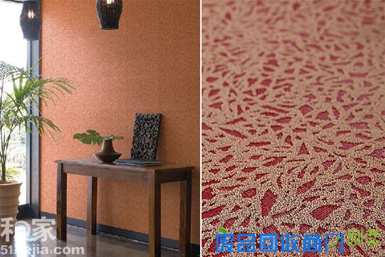 简约客厅墙面装饰 4种主流材质壁纸推荐