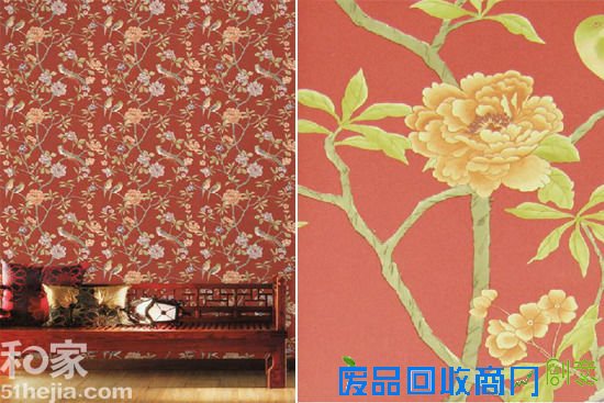 简约客厅墙面装饰 4种主流材质壁纸推荐