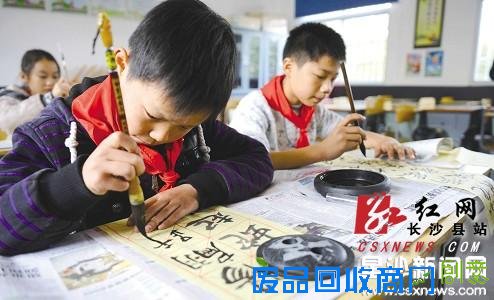 学书法、练舞蹈、玩剪纸……长沙县农家娃娃爱上少年宫