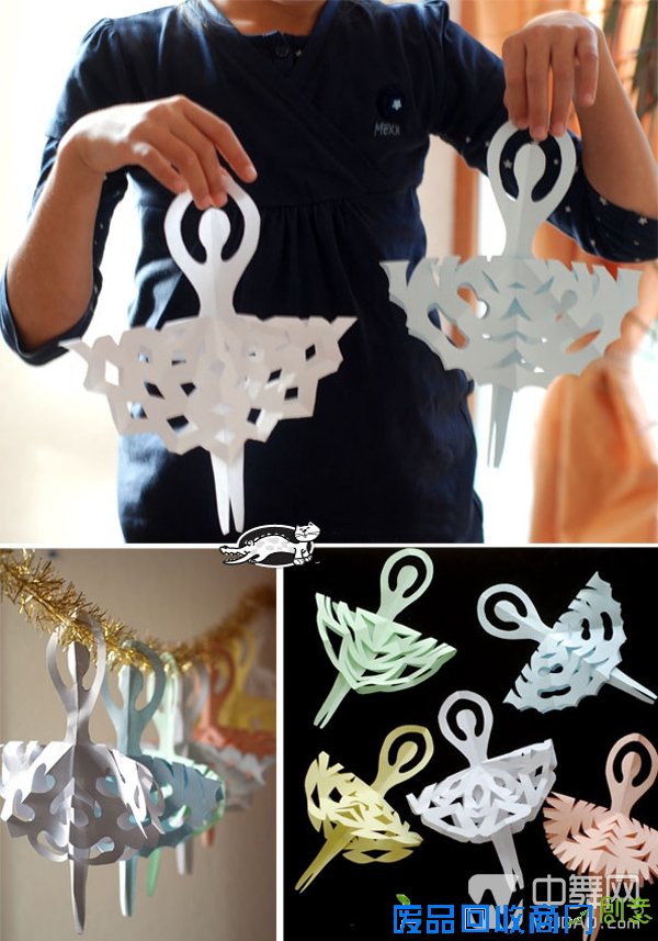 DIY圣诞雪花芭蕾伶娜