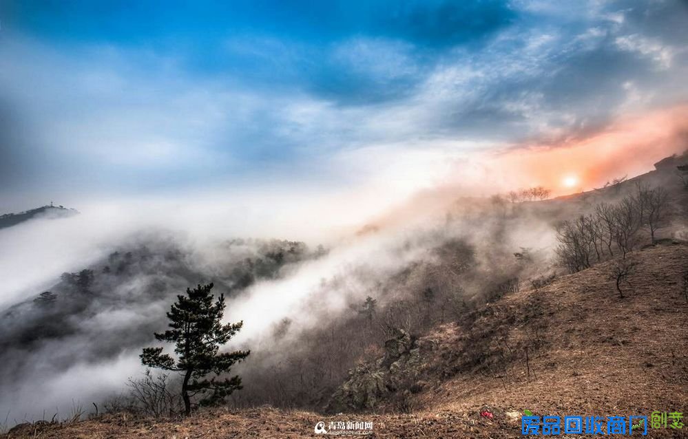 200米高空俯拍云雾青岛 治愈系美图养眼 200米高空俯拍云雾青岛 治愈系美图养眼