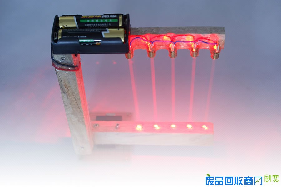 创意小制作:有趣的激光竖琴