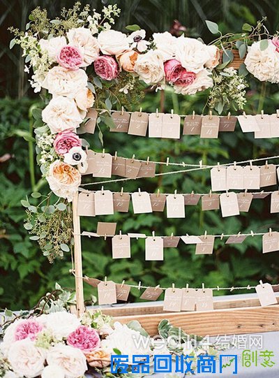 十大婚礼创意席位卡 奇趣婚礼创新无限