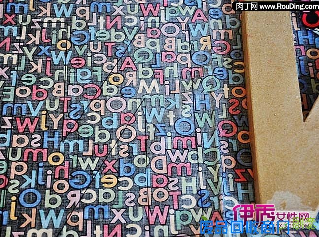 儿童房间装饰品—教你制作个性字母家居装饰