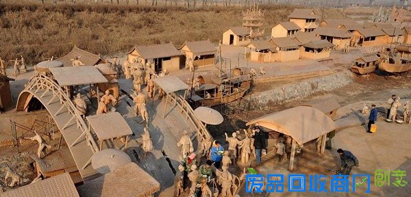 泥塑《清明上河图》