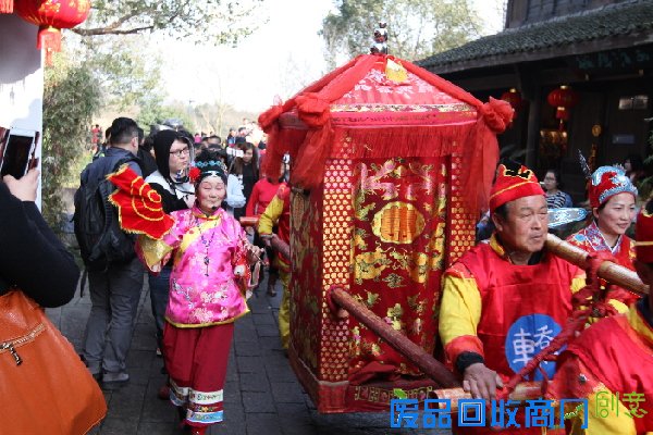 西溪民俗闹春人气旺 黄金周七天接待游客16万