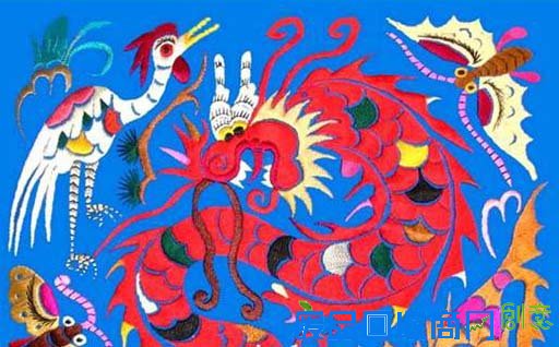 中国民间刺绣图案