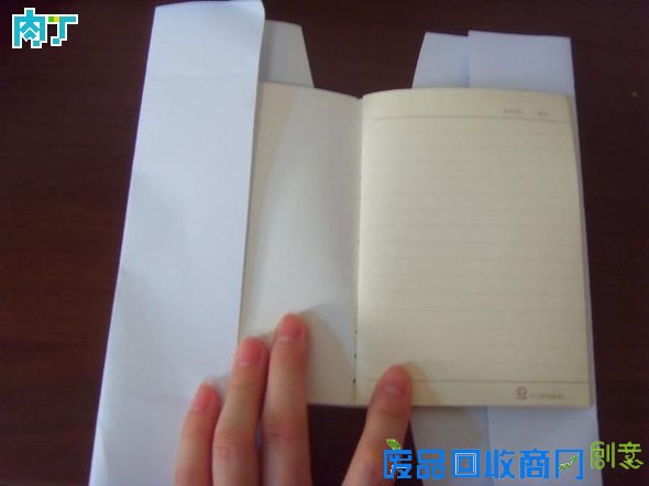 教你怎么包书皮 史上最漂亮的包书皮DIY图解教程╭★肉丁网