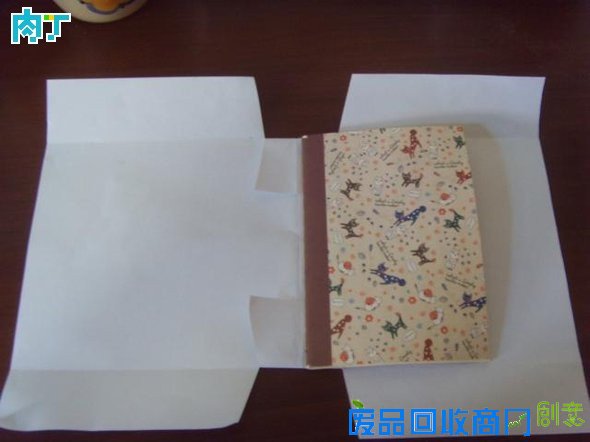 教你怎么包书皮 史上最漂亮的包书皮DIY图解教程╭★肉丁网