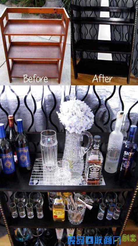 16个省钱的迷人DIY家庭酒吧创意设计