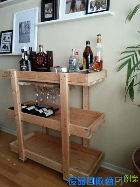 16个省钱的迷人DIY家庭酒吧创意设计