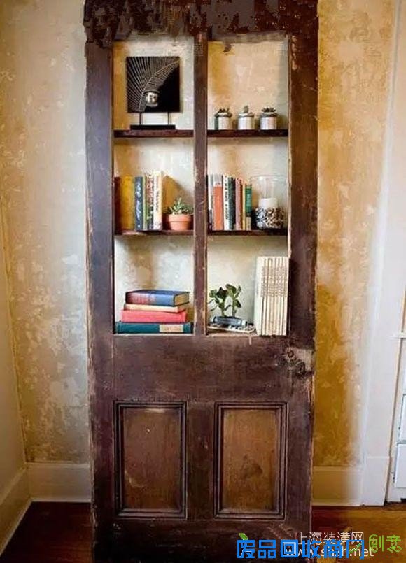 那些年扔掉的破门板 捡起来DIY家居饰品