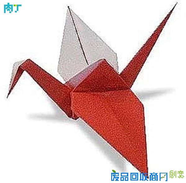 千纸鹤的折法大全,六种折法,一定有你喜欢的╭★肉丁网