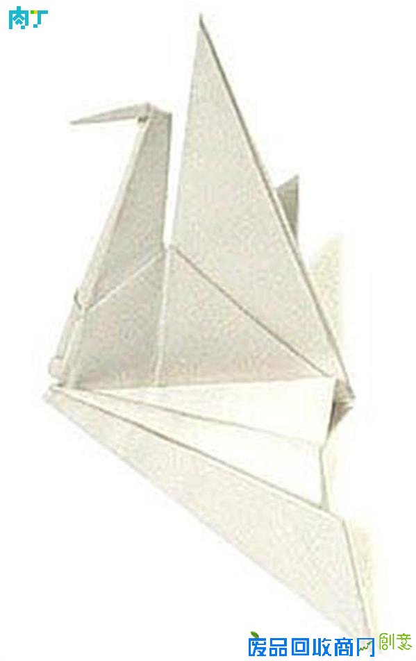 千纸鹤的折法大全,六种折法,一定有你喜欢的╭★肉丁网