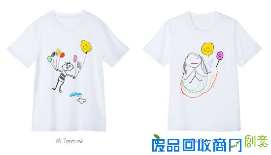 MR.Tomorrow/Ms.Tomorrow”绘画系列T恤 MR.Tomorrow/Ms.Tomorrow”绘画系列T恤