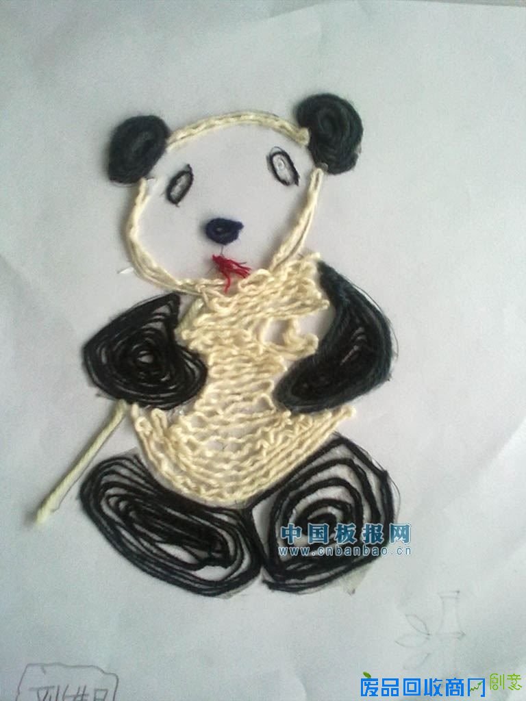 毛线粘贴画图片大全