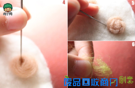 DIY羊毛毡假领子,超萌假领子制作教程图解