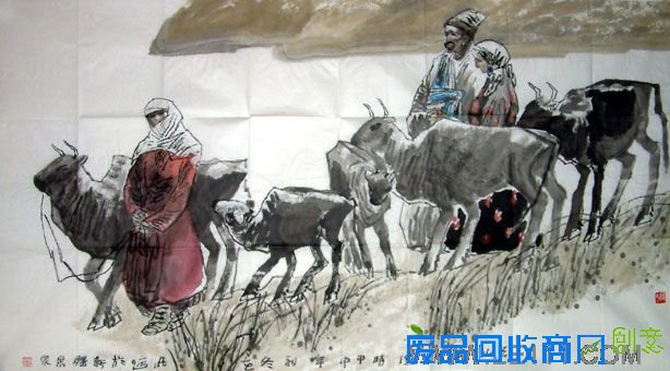 人物画名家韩世品期权艺术收藏