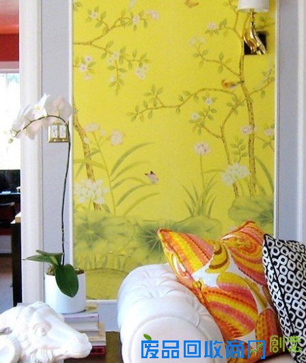 手绘墙画图案设计 感受家居创意风