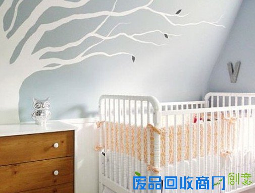 手绘墙画图案设计 感受家居创意风