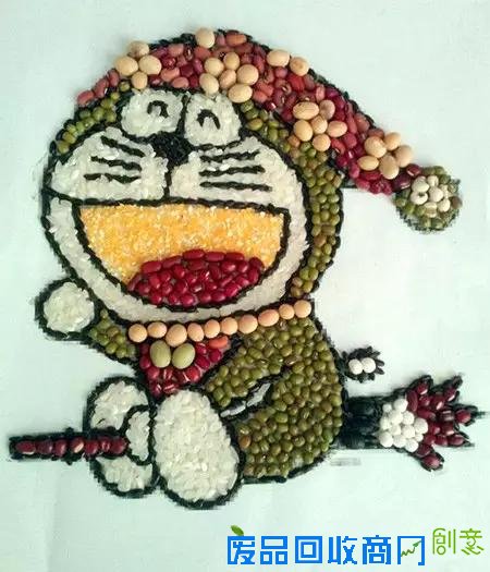 豆子可以这样玩，超有创意惊呆了！