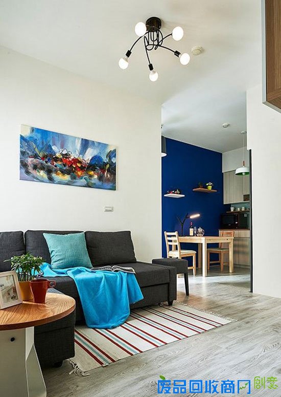 旧屋翻新迎新生 53平时尚温馨小家