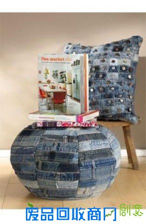 牛仔裤化身家居小能手 DIY物件好看又实用