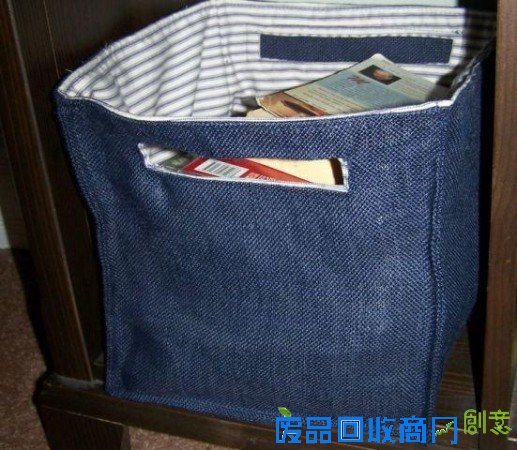 牛仔裤化身家居小能手 DIY物件好看又实用