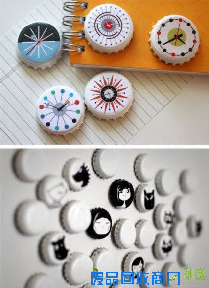 夏天饮料瓶盖别乱丢 遇上手绘华丽变身